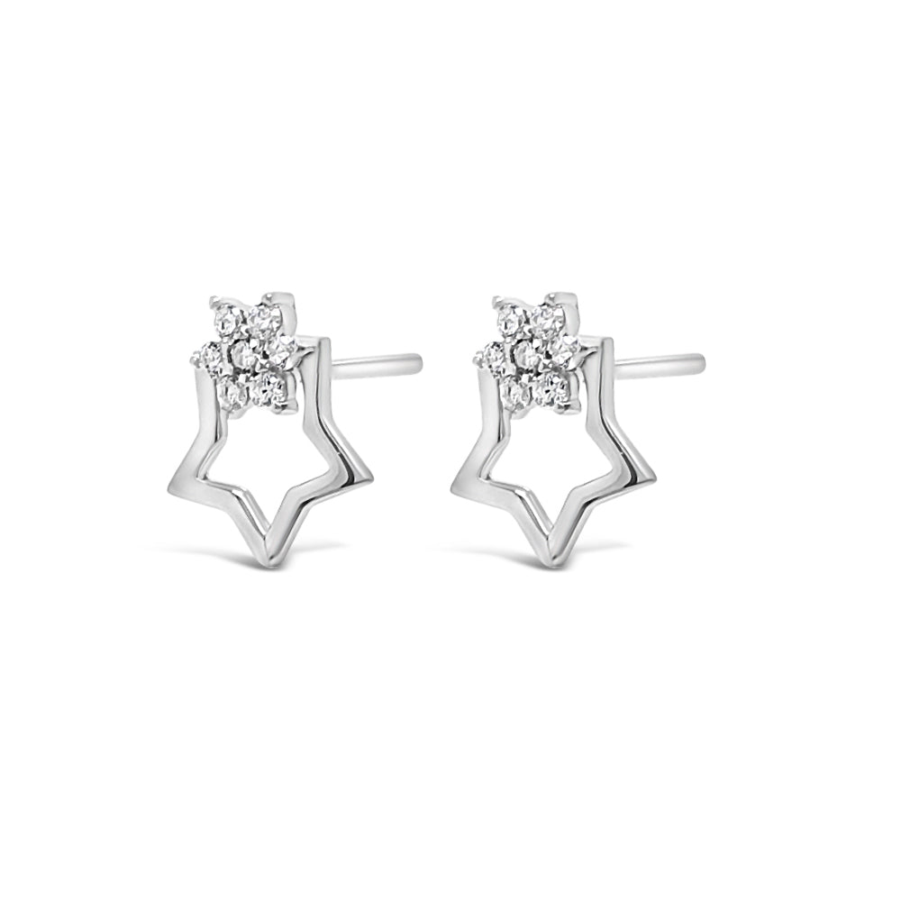 Shop Star Flower Children Sterling Silver Earrings